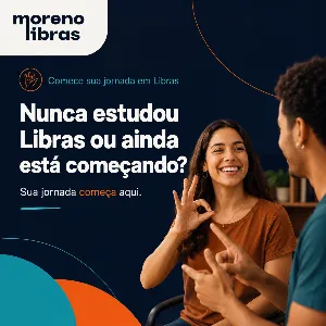 Comece sua jornada em Libras